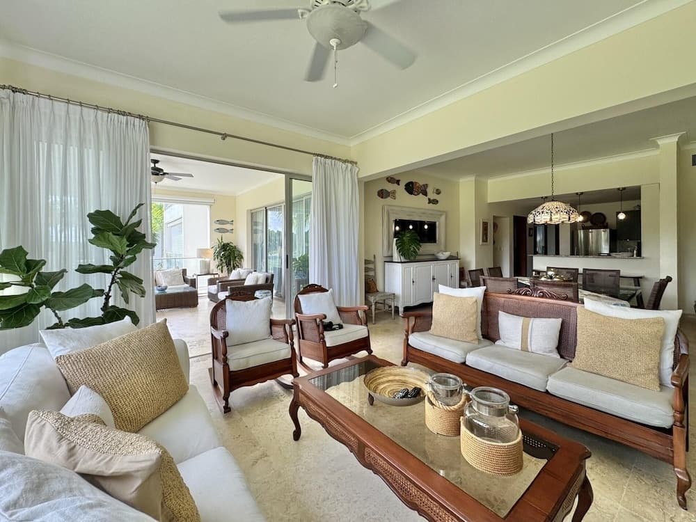 Spacious Golf View Apartment in Puntacana Resort Club